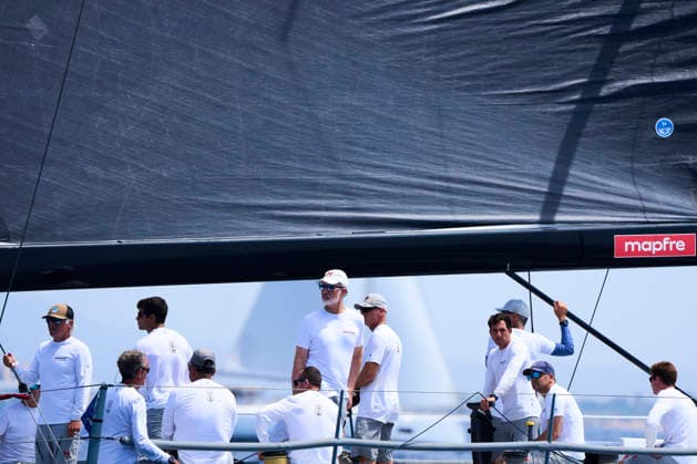 August 4, 2026, Bahia De Palma, Balearic Islands, Spain: King Felipe VI of Spain competes on board of Ã¢â‚¬ËœHispaniaÃ¢â‚¬â ¢ during 44th Copa del Rey MAPFRE Sailing Cup, day 1 at Real Club Nautico de Palma on August 4, 2026 in Bahia de Palma, Spain .The Spanish Navy sailing yacht Ã¢â‚¬ËœHispaniaÃ¢â‚¬â ¢ races in the 44th Copa del Rey MAPFRE Sailing Cup, replacing the Aifos, the yacht King Felipe VI has raced for nearly 20 years Bahia De Palma Spain  - ZUMAg15_ 20260804_zaf_g15_058 Copyright: xJackxAbuinx