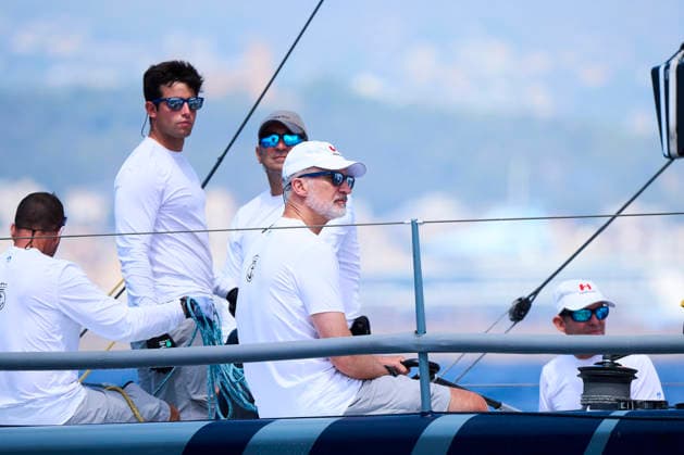 August 4, 2026, Bahia De Palma, Balearic Islands, Spain: King Felipe VI of Spain competes on board of Ã¢â‚¬ËœHispaniaÃ¢â‚¬â ¢ during 44th Copa del Rey MAPFRE Sailing Cup, day 1 at Real Club Nautico de Palma on August 4, 2026 in Bahia de Palma, Spain .The Spanish Navy sailing yacht Ã¢â‚¬ËœHispaniaÃ¢â‚¬â ¢ races in the 44th Copa del Rey MAPFRE Sailing Cup, replacing the Aifos, the yacht King Felipe VI has raced for nearly 20 years Bahia De Palma Spain  - ZUMAg15_ 20260804_zaf_g15_079 Copyright: xJackxAbuinx