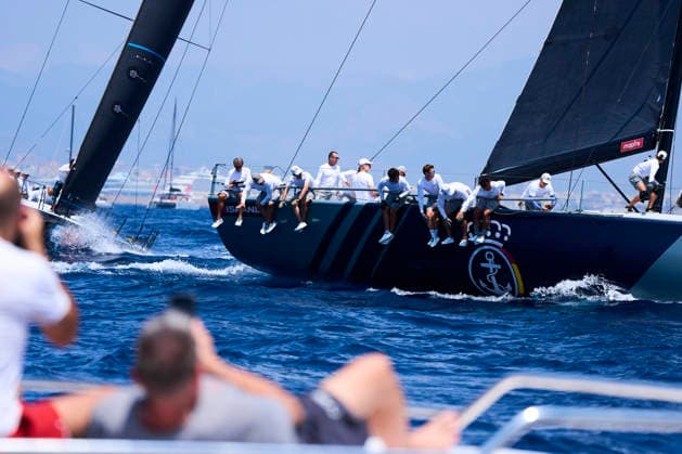 August 4, 2026, Bahia De Palma, Balearic Islands, Spain: King Felipe VI of Spain competes on board of Ã¢â‚¬ËœHispaniaÃ¢â‚¬â ¢ during 44th Copa del Rey MAPFRE Sailing Cup, day 1 at Real Club Nautico de Palma on August 4, 2026 in Bahia de Palma, Spain .The Spanish Navy sailing yacht Ã¢â‚¬ËœHispaniaÃ¢â‚¬â ¢ races in the 44th Copa del Rey MAPFRE Sailing Cup, replacing the Aifos, the yacht King Felipe VI has raced for nearly 20 years Bahia De Palma Spain  - ZUMAg15_ 20260804_zaf_g15_081 Copyright: xJackxAbuinx