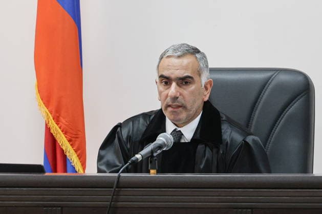 Armenien, Samwel Karapetjan in Jerewan vor Gericht ARMENIA, YEREVAN - AUGUST 4, 2026: Judge Vahe Dolmazyan is seen during a court hearing against Strong Armenia Party leader Karapetyan Yerevan Armenia  - ZUMAt113 20260804_zaa_t113_134 Copyright: xAlexanderxPatrinx