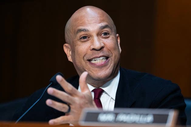 Todd Blanche Mark Up TW UNITED STATES - AUGUST 4: Sen. Cory Booker, D-N.J., speaks during the Senate Judiciary Committee mark up on the nomination of Todd Blanche to be attorney general, in Hart building on Tuesday, August 4, 2026. (Tom Williams CQ Roll Call) Washington DC United States EDITORIAL USE ONLY Copyright: x2026xCQ-RollxCall,xInc.x TomxWilliamsx rollcallpix172357