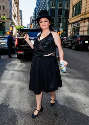 Meg Stalter is seen leaving Watch What Happens Live this afternoon in New York City Meg Stalter is seen leaving Watch What Happens Live this afternoon in New York City. 04 Aug 2026 Pictured: Meg Stalter.  Copyright: xThexMegaxAgencyxEricxKowalskyx xMEGAx