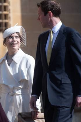Easter Service at St. George s Chapel, Windsor Castle, London, UK - Sunday 20 April Princess Eugenie and husband Jack Brooksbank arrives for an Easter Service at St. George s Chapel, Windsor Castle, London, England, UK on Sunday 20 April, 2025., Credit:Justin Ng Avalon UK, England, London, St. George s Chapel, Windsor Castle  Copyright: xJustinxNgx xAvalonx 0990254419
