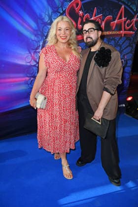 Caterina Pogorzelski, Steven Preisner bei der Premiere von SISTER ACT - DAS HIMMLISCHE MUSICAL im Bluemax Theater in Berlin am 04.08.2026 *** Caterina Pogorzelski and Steven Preisner at the premiere of SISTER ACT: THE HEAVENLY MUSICAL at the Bluemax Theater in Berlin on August 4, 2026