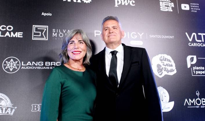 RECORD DATE NOT STATED 25th edition of the Grande Otelo award in Rio de Janeiro. Rio de Janeiro (RJ), 04 08 2026 - Cinema Awards Rio de Janeiro - Orlando Moraes and Gloria Pires during the celebration of Brazilian cinema, which commemorates its 25th anniversary at the Municipal Theater of Rio de Janeiro with the 25th edition of the Grande Otelo Award, the biggest celebration of national audiovisual production, this Tuesday, August 4, 2026.(Foto: Onofre Veras Thenews2 imago images) 25th edition of the Grande Otelo award in Rio de Janeiro.  Copyright: xonofrexverasx