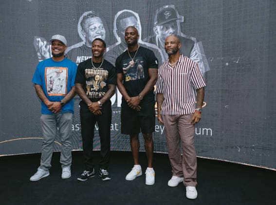 August 4, 2026, New York, Ny, United States: Channing Crowder, Ryan Clark, Plaxico Burress and Fred Taylor attends The Pivot Podcast LIVE. Held at The Paley Museum in New York. Dinara Khairova Zuma Press August 4, 2026. New York United States - ZUMAp281 20260804_zea_p281_003 Copyright: xPhotoxImagexPressx