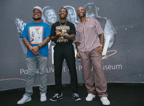 August 4, 2026, New York, Ny, United States: Channing Crowder, Ryan Clark and Fred Taylor attend The Pivot Podcast LIVE. Held at The Paley Museum in New York. Dinara Khairova Zuma Press August 4, 2026. New York United States - ZUMAp281 20260804_zea_p281_009 Copyright: xPhotoxImagexPressx