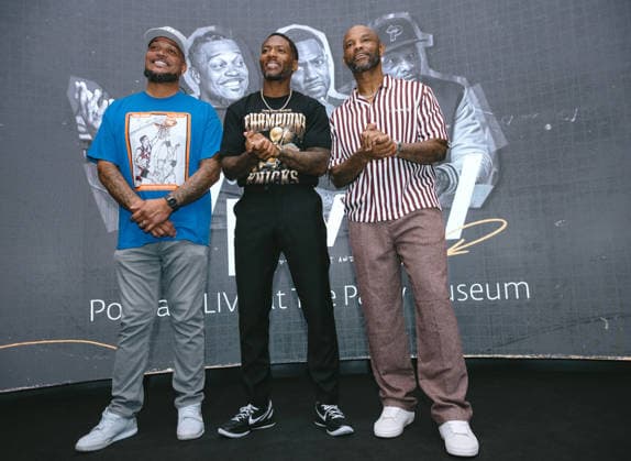 August 4, 2026, New York, Ny, United States: Channing Crowder, Ryan Clark and Fred Taylor attend The Pivot Podcast LIVE. Held at The Paley Museum in New York. Dinara Khairova Zuma Press August 4, 2026. New York United States - ZUMAp281 20260804_zea_p281_015 Copyright: xPhotoxImagexPressx