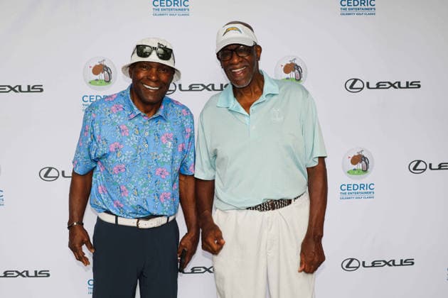 August 4, 2026, Camarillo, California, USA: Pete Shaw, Willie Buchanan at the Cedric The Entertainer 13th annual Celebrity Golf Classic at the Spanish Hills Country Club Camarillo USA - ZUMAg107 20260804_zep_g107_083 Copyright: xNinaxPrommerx