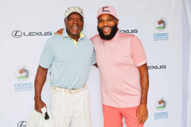 August 4, 2026, Camarillo, California, USA: Vince Coleman, Anthony Anderson at the Cedric The Entertainer 13th annual Celebrity Golf Classic at the Spanish Hills Country Club Camarillo USA - ZUMAg107 20260804_zep_g107_096 Copyright: xNinaxPrommerx