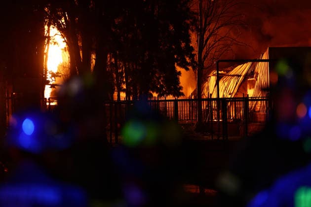 Santiago, August 5, 2026 A chemical fire affects the Panimex company located at the intersection of Las Esteras Sur and Route 5 North in the municipality of Quilicura Javier Torres Aton Chile, Santiago, Chile Aton 1178215  Copyright: JAVIERxTORRES ATONxCHILE