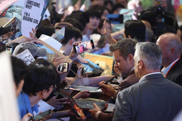Hollywood actor Matt Damon in Seoul Hollywood actor Matt Damon in Seoul Hollywood actor Matt Damon, who stars in the new movie The Odyssey, attends a red carpet event in Seoul on Aug. 4, 2026. The movie will be released in South Korea on Aug. 5. (Yonhap) 2026-08-05 14:06:11 < 1980-2026 YONHAPNEWS AGENCY. .> ¼­¿ïÆ¯º°½Ã EDITORIAL USE ONLY  Copyright: xx PYH2026080508750034400 YonhapxNewsx yonphotos255274