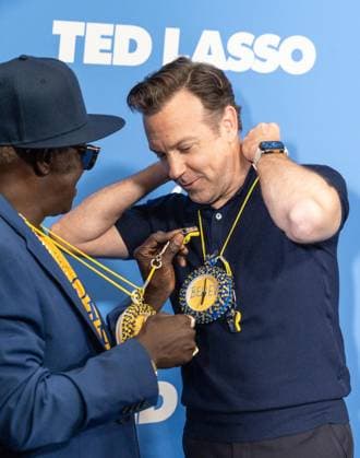 August 4, 2026, Bronx, New York, USA: Flavor Flav and Jason Sudeikis attend premiere of Apple TV Ted Lasso Season 4 at BAM Harvey Theater in New York, NY on August 4, 2026. Bronx USA - ZUMAr339 20260804_znp_r339_113 Copyright: xLevxRadinx