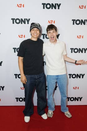 August 4, 2026, Toronto, Ontario, Canada: Hamzah Ahmed (L) and Martin Andrijasevic attend the TONY? Screening at Paradise Theatre in Toronto. A 19-year-old Anthony Bourdain travels to Provincetown and stumbles into the chaotic world of a restaurant kitchen, setting off a summer that will shape the course of his life. Toronto Canada - ZUMAs197 20260804_aaa_s197_059 Copyright: xBrianxdexRiveraxSimonx
