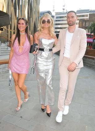 Now You See Me Live arrivals, London Amanda Cronin (centre) and guests at the Paris Hilton ICONIC perfume launch party, Florattica Rooftop London, Minories, on Monday 03 August 2026 in London, England, UK. CAP CAN CAN London UK Great Britain Copyright: xCanxNguyen CapitalxPicturesx