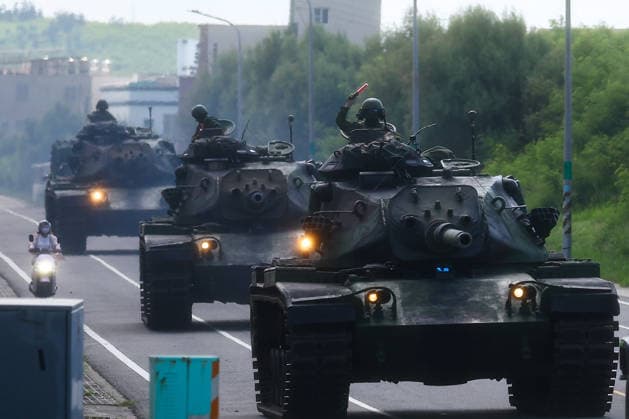 Taiwan kicks off Han-Kuang military exercises as tensions with China rise PENGHU COUNTY, TAIWAN - AUGUST 5: Taiwanese Army troops maneuver American-made M60A3 tanks as they conduct an operation simulating a response to attacks on key infrastructure by Chinese special agents, as part of the Han-Kuang military exercise, in Penghu County, Taiwan on August 5, 2026. The Han-Kuang exercises, which kicked off today, will last for 10-days with different unscripted drills simulating response to a possible invasion by China, amid Beijing s increasing military activities around the Taiwan Strait and the South China Sea. Daniel Ceng Anadolu Penghu County Taiwan. Editorial use only. Please get in touch for any other usage.  Copyright: x2026xAnadoluxDanielxCengx