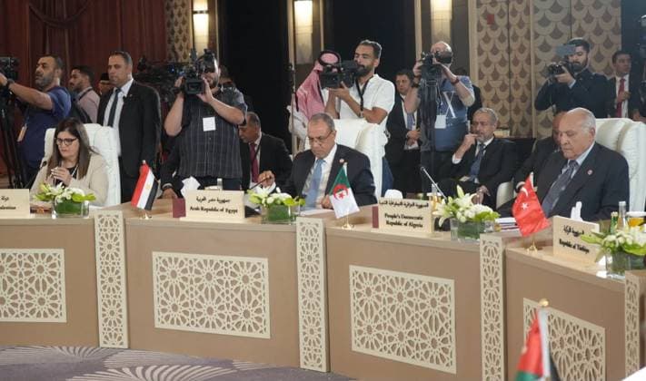 Egyptian foreign minister attends Arab ministerial meeting on Jerusalem Egyptian Foreign Minister Badr Abdelatty attends the Arab ministerial meeting on Jerusalem in Amman, Jordan, on August 5, 2026. During the meeting, Abdelatty reaffirmed Egypt s rejection of the displacement of Palestinians, the annexation of territory, and any changes to the historical and legal status quo in East Jerusalem. Photo by Egyptian Foreign Minister Office apaimages Cairo Cairo Egypt 050826_Jordan_EPO_00(3) Copyright: xapaimagesxEgyptianxForeignxMinisterxOfficex xapaimagesx
