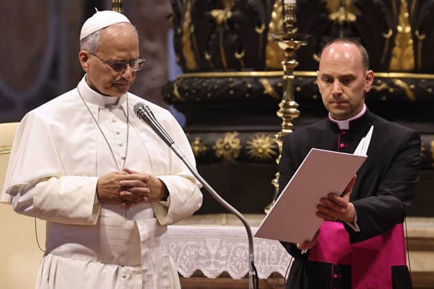 August 5, 2026. Vatican City - POPE LEO XIV during his weekly General Audience in St. Peter s Basilica at the Vatican. EvandroInetti_via ZUMA Wire Vatican City State - ZUMAi15_ 20260805_zaf_i15_007 Copyright: xEvandroxInettix