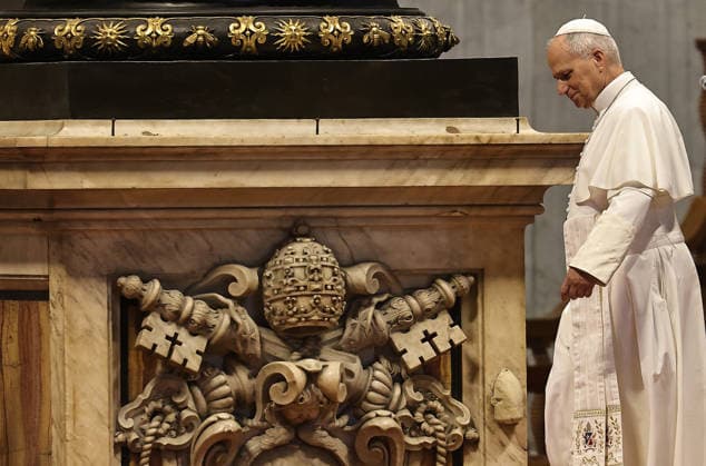 August 5, 2026. Vatican City - POPE LEO XIV during his weekly General Audience in St. Peter s Basilica at the Vatican. EvandroInetti_via ZUMA Wire Vatican City State - ZUMAi15_ 20260805_zaf_i15_033 Copyright: xEvandroxInettix