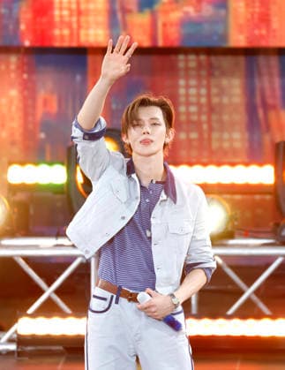 South Korean singer and songwriter Yeonjun performs at the Good Morning America 2026 Summer Concert Series at the Rumsey Playfield SummerStage in Central Park in New York City on Wednesday, August 5, 2026.  NYP20260805110 JOHNxANGELILLO