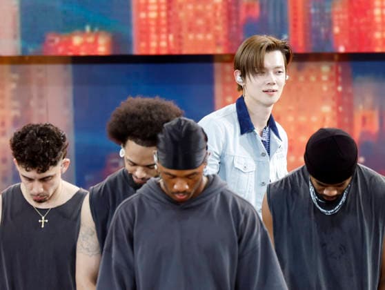 South Korean singer and songwriter Yeonjun performs at the Good Morning America 2026 Summer Concert Series at the Rumsey Playfield SummerStage in Central Park in New York City on Wednesday, August 5, 2026.  NYP20260805116 JOHNxANGELILLO