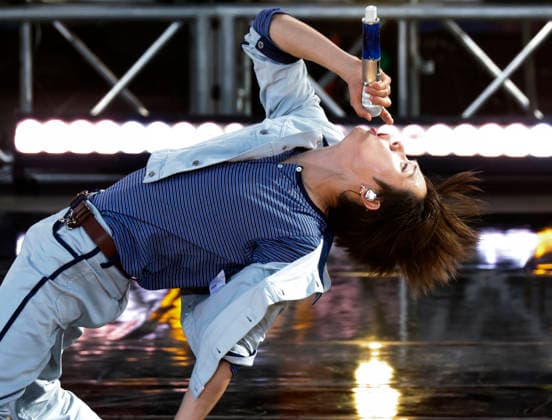 South Korean singer and songwriter Yeonjun performs at the Good Morning America 2026 Summer Concert Series at the Rumsey Playfield SummerStage in Central Park in New York City on Wednesday, August 5, 2026.  NYP20260805125 JOHNxANGELILLO
