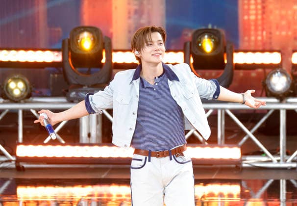 South Korean singer and songwriter Yeonjun performs at the Good Morning America 2026 Summer Concert Series at the Rumsey Playfield SummerStage in Central Park in New York City on Wednesday, August 5, 2026.  NYP20260805117 JOHNxANGELILLO