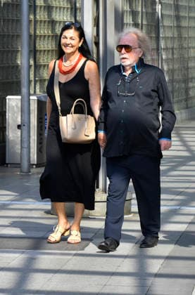 ABB RONCALLI - Eliana Larible Paul mit ihrem Mann Bernhard Paul Zirkusdirektor zu Gast bei der Taufe der Look Zippo des Roncalli Sonderzug zu 50 Jahre Roncalli Jubilaeummstournee auf dem Gleis 1 Koeln Hauptbahnhof in Koeln am 05.AUGUST 2026 NRW Deutschland *** ABB RONCALLI Eliana Larible Paul and her husband Bernhard Paul, circus director, attended the christening of the Look Zippo Roncalli special train for the 50th-anniversary Roncalli tour on Track 1 at Cologne Central Station in Cologne on August 5 2026, North Rhine-Westphalia, Germany
