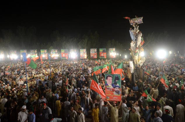 PTI supporters hold rallies marking 3 years since Imran Khan s arrest in Pakistan PESHAWAR, PAKISTAN - AUGUST 5: Supporters of the Pakistan Tehreek-e-Insaf (PTI) party hold a demonstration demanding the release of jailed party founder and former Prime Minister Imran Khan, in Peshawar, Pakistan on August 5, 2026. PTI supporters staged nationwide rallies marking three years since Khan s arrest following a corruption conviction in August 2023. Hussain Ali Anadolu Peshawar Pakistan. Editorial use only. Please get in touch for any other usage.  Copyright: x2026xAnadoluxHussainxAlix
