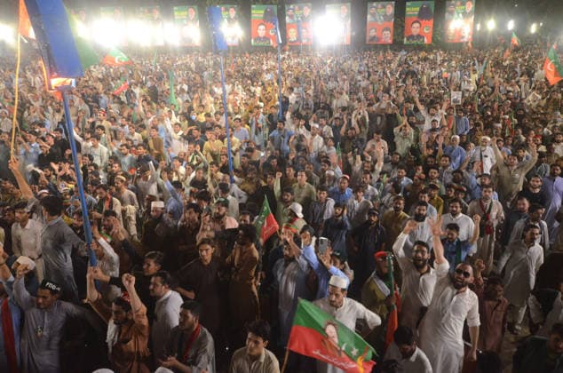 PTI supporters hold rallies marking 3 years since Imran Khan s arrest in Pakistan PESHAWAR, PAKISTAN - AUGUST 5: Supporters of the Pakistan Tehreek-e-Insaf (PTI) party hold a demonstration demanding the release of jailed party founder and former Prime Minister Imran Khan, in Peshawar, Pakistan on August 5, 2026. PTI supporters staged nationwide rallies marking three years since Khan s arrest following a corruption conviction in August 2023. Hussain Ali Anadolu Peshawar Pakistan. Editorial use only. Please get in touch for any other usage.  Copyright: x2026xAnadoluxHussainxAlix