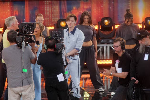 August 5, 2026, Manhattan, New York, U.S.A: New York, New York August 5, 2026. Tomorrow X Singer YeonJun perform in Central Park for The Good Morning America Concert series. Manhattan U.S.A - ZUMAc272 20260805_znp_c272_001 Copyright: xEmilyxCotlerx