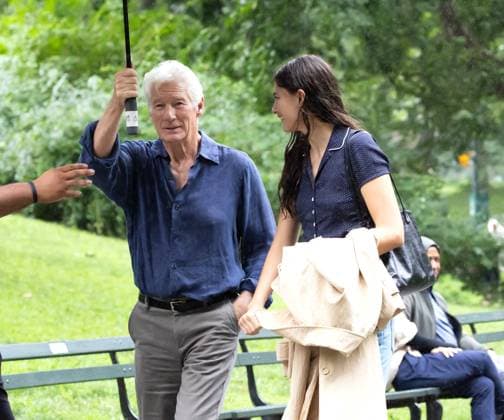 Richard Gere and Diana Silvers on Set of Asymmetry in NYC Richard Gere and Diana Silvers on Set of Asymmetry in NYC, Central Park, NY. 05 Aug 2026 Pictured: Richard Gere, Diana Silvers.  Copyright: xThexMegaxAgencyxMEGAx
