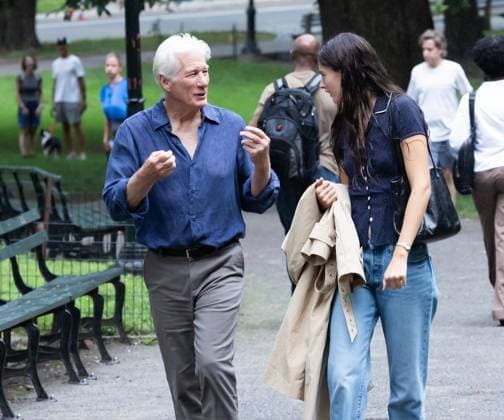 Richard Gere and Diana Silvers on Set of Asymmetry in NYC Richard Gere and Diana Silvers on Set of Asymmetry in NYC, Central Park, NY. 05 Aug 2026 Pictured: Richard Gere, Diana Silvers.  Copyright: xThexMegaxAgencyxMEGAx