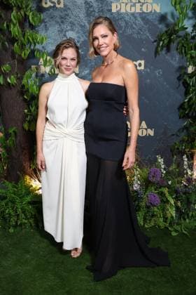Los Angeles Ca Aug 5: Tricia Helfer & Tracy Spiridakos at The Los Angeles Premiere of Anna Pigeon on August 5, 2026 Credit: USA - ZUMAa123 20260805_zaa_a123_027 Copyright: xAdMediax