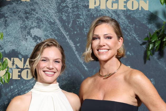 Los Angeles Ca Aug 5: Tricia Helfer & Tracy Spiridakos at The Los Angeles Premiere of Anna Pigeon on August 5, 2026 Credit: USA - ZUMAa123 20260805_zaa_a123_123 Copyright: xAdMediax