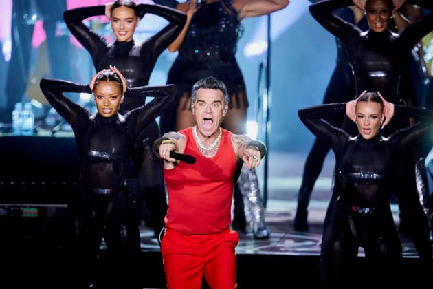 DENMARK Music Festival in Skanderborg British singer Robbie Williams performs at Smukfest in Skanderborg on Wednesday, August 5, 2026. , Skanderborg Denmark *** DENMARK Music Festival in Skanderborg British singer Robbie Williams performs at Smukfest in Skanderborg on Wednesday, August 5, 2026, Skanderborg, Denmark  Copyright: AllexbilledernexerxomfattetxogxbeskyttetxafxophavsretslovenxogxmaaxikkexanvendesxudenxaftalexmedxMikkelxBergxPedersen. MikkelxBergxPedersenx spdk20260806-013647-L