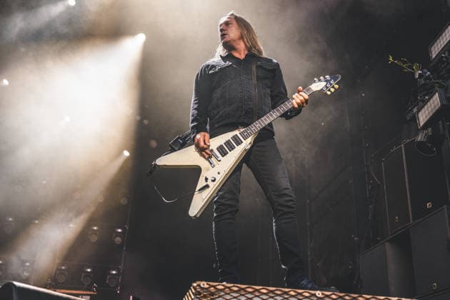 D-A-D live at SmukFest 2026 Skanderborg, Denmark. 05th, August 2026. The Danish rock band D-A-D performs a live concert during the Danish music festival SmukFest 2026 in Skanderborg. Here vocalist and guitarist Jesper Binzer is seen live on stage. Denmark, Skanderborg  Copyright: xGonzalesxPhoto RolfxMeldgaardx