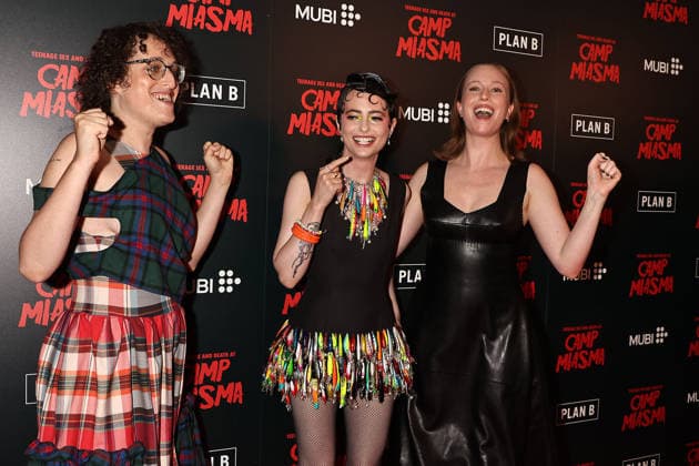 Celebrities attend the New York special screening of Teenage Sex and Death at Camp Miasma at Metrograph Featuring: Jane Schoenbrun, Sarah Sherman, Hannah Einbinder Where: New York, New York, United States When: 05 Aug 2026 Credit: Dave Allocca Starpix INSTARimages EDITORIAL USE ONLY. NOT FOR USE BY NEWSPAPERS BASED IN THE UK. Copyright: xDavexAlloccax xStarpixx instar55900179