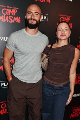 Celebrities attend the New York special screening of Teenage Sex and Death at Camp Miasma at Metrograph Featuring: George Carmi and Victoria Carmi Where: New York, New York, United States When: 05 Aug 2026 Credit: Dave Allocca Starpix INSTARimages EDITORIAL USE ONLY. NOT FOR USE BY NEWSPAPERS BASED IN THE UK. Copyright: xDavexAlloccax xStarpixx instar55900163