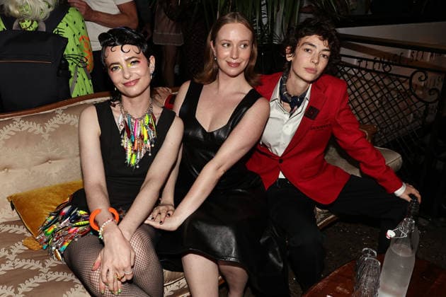 Celebrities attend the New York special screening of Teenage Sex and Death at Camp Miasma at Metrograph Featuring: Sarah Sherman, Hannah Einbinder and Jack Haven Where: New York, New York, United States When: 05 Aug 2026 Credit: Dave Allocca Starpix INSTARimages EDITORIAL USE ONLY. NOT FOR USE BY NEWSPAPERS BASED IN THE UK. Copyright: xDavexAlloccax xStarpixx instar55900213