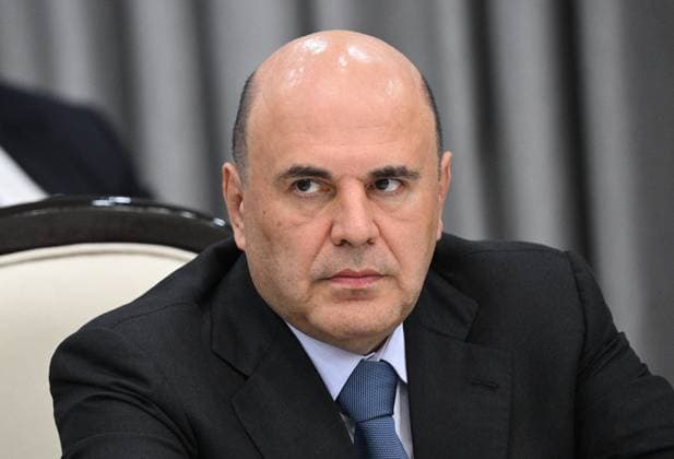 Kyrgyzstan Eurasian Intergovernmental Council 9218154 06.08.2026 Russian Prime Minister Mikhail Mishustin attends a narrow format meeting of the Eurasian Intergovernmental Council in Cholpon-Ata, Kyrgyzstan. Kirill Zykov Sputnik Cholpon-Ata Kyrgyzstan  Copyright: xKirillxZykovx
