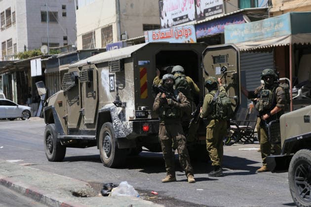 Israeli forces conduct raid in Askar refugee camp near Nablus Israeli forces carry out a military raid in the Askar refugee camp, east of the West Bank city of Nablus, on August 6, 2026, as soldiers deploy throughout the camp s streets and conduct search operations. Photo by Mohammed Nasser apaimages Nablus West Bank Palestinian Territory 060826_Nablus_MN_00(17) Copyright: xapaimagesxMohammedxNasserx xapaimagesx