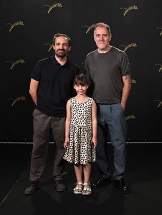 IPA87279725 - Locarno, Switzerland Locarno Film Festival 2026 Armony photocall with the film cast In the photo: Dario Albertini (director), Valerio Mastrandrea (actor), Aurora Cherchi (actress)  Copyright: xNickxZonnax xNickxZonnax 87279725
