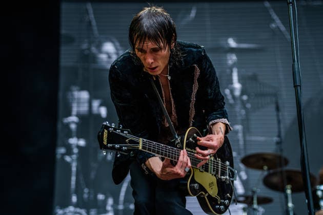 Palaye Royale live at SmukFest 2026 Skanderborg, Denmark. 06th, August 2026. The American rock band Palaye Royale performs a live concert during the Danish music festival SmukFest 2026 in Skanderborg. Here guitarist Sebastian Danzig is seen live on stage. Denmark, Skanderborg  Copyright: xGonzalesxPhoto RolfxMeldgaardx