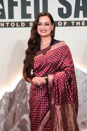 Promotions of upcoming Netflix series Operation Safed Sagar New Delhi, Aug 06 (ANI): Bollywood actor Dia Mirza during the promotions of upcoming Netflix series operation Safed Sagar, in New Delhi on Thursday. New Delhi Delhi India Copyright: xANIx ANI_20260806529