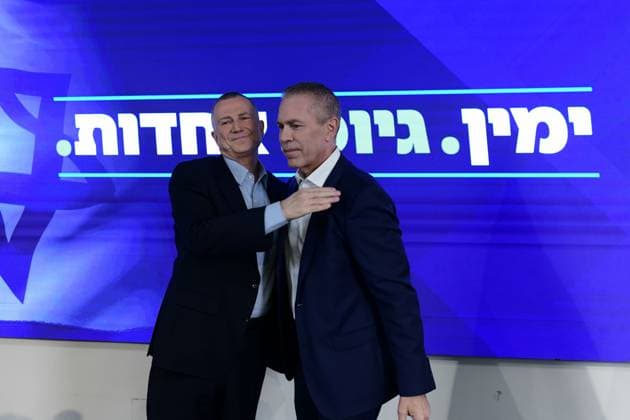 Erdan and Edelstein Launch New Political Party in Tel Aviv TEL AVIV, Israel August 6, 2026: Members of the Knesset Gilad Erdan and Yuli Edelstein launch their new political party during a press conference in Tel Aviv. Tel-Aviv Israel Copyright: x xTomerxNeubergx xJNAxPressx