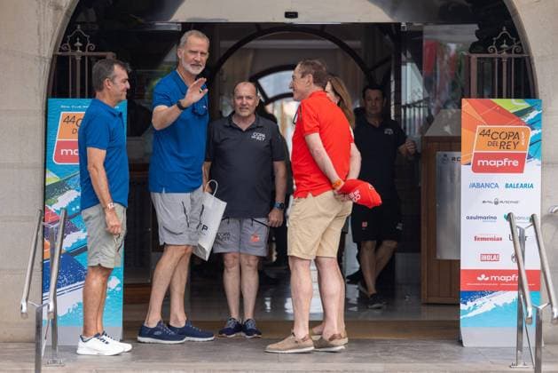 King Felipe takes part in the second day of the 44th Copa del Rey Mapfre King Felipe on the second day of the 44th Copa del Rey Mapfre, on 6 August 2026, in Palma de Mallorca (Balearic Islands, Spain) 2026. 06 Aug 2026 Pictured: King Felipe on the second day of the 44th Copa del Rey Mapfre, on 6 August 2026, in Palma de Mallorca (Balearic Islands, Spain) 2026;38AC;44 MAPFRE COPA DEL REY;44CR;AC38;AUGUST;ROYAL HOUSEHOLD;CLUB;DAY 2 OF THE REGATTA;ESP;SPAIN;PALMA DE MALLORCA;RCNP NICO MARTINEZ 08 06 2026.  Copyright: xThexMegaxAgencyxNICOxMARTINEZx xMEGAx