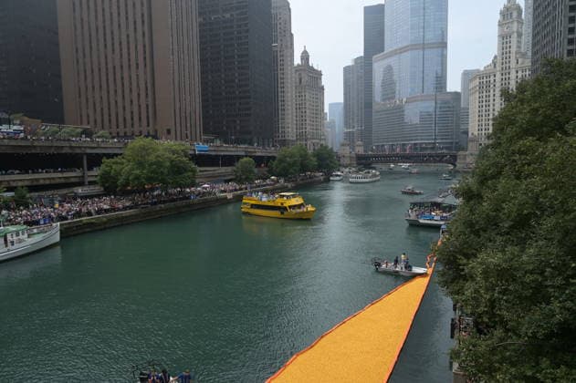Chicago Ducky derby marks 21st anniversary CHICAGO, ILLINOIS, UNITED STATES - AUGUST 6: Thousands of rubber ducks race down the Chicago River during the 21st annual Chicago Ducky Derby in Chicago, Illinois, United States, on August 6, 2026. The annual event raised funds for Special Olympics Illinois and attracted large crowds as participants and spectators gathered along the river to mark the 21st edition of the charity race. Jacek Boczarski Anadolu Chicago United States. Editorial use only. Please get in touch for any other usage.  Copyright: x2026xAnadoluxJacekxBoczarskix