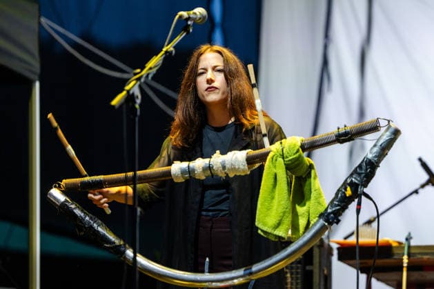 A concert by the German band Einsturzende Neubauten at the Pop Messe music festival on August 6, 2026, Brno, Czech Republic. (CTKxPhoto RichardxSkoumal) CTKPhotoP2026080607653  CTKPhotoP2026080607653