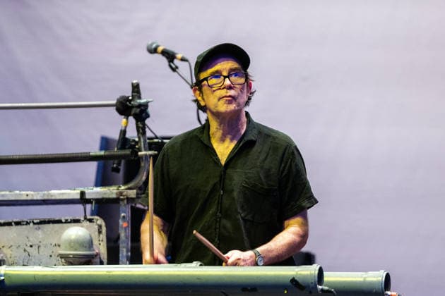 A concert by the German band Einsturzende Neubauten at the Pop Messe music festival on August 6, 2026, Brno, Czech Republic. (CTKxPhoto RichardxSkoumal) CTKPhotoP2026080607658  CTKPhotoP2026080607658